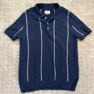 AE Striped Sweater Polo